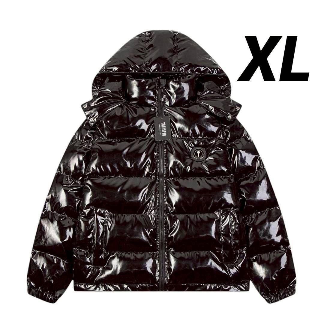 Trapstar ダウンジャケット ブラック メンズ レディース 光沢 XL