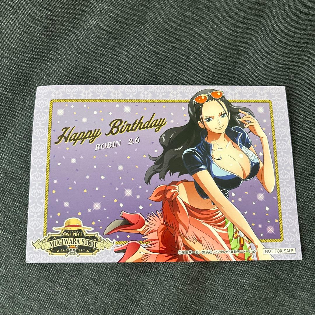 ONE PIECE ワンピース バースデー ブロマイド ロビンセット - メルカリ