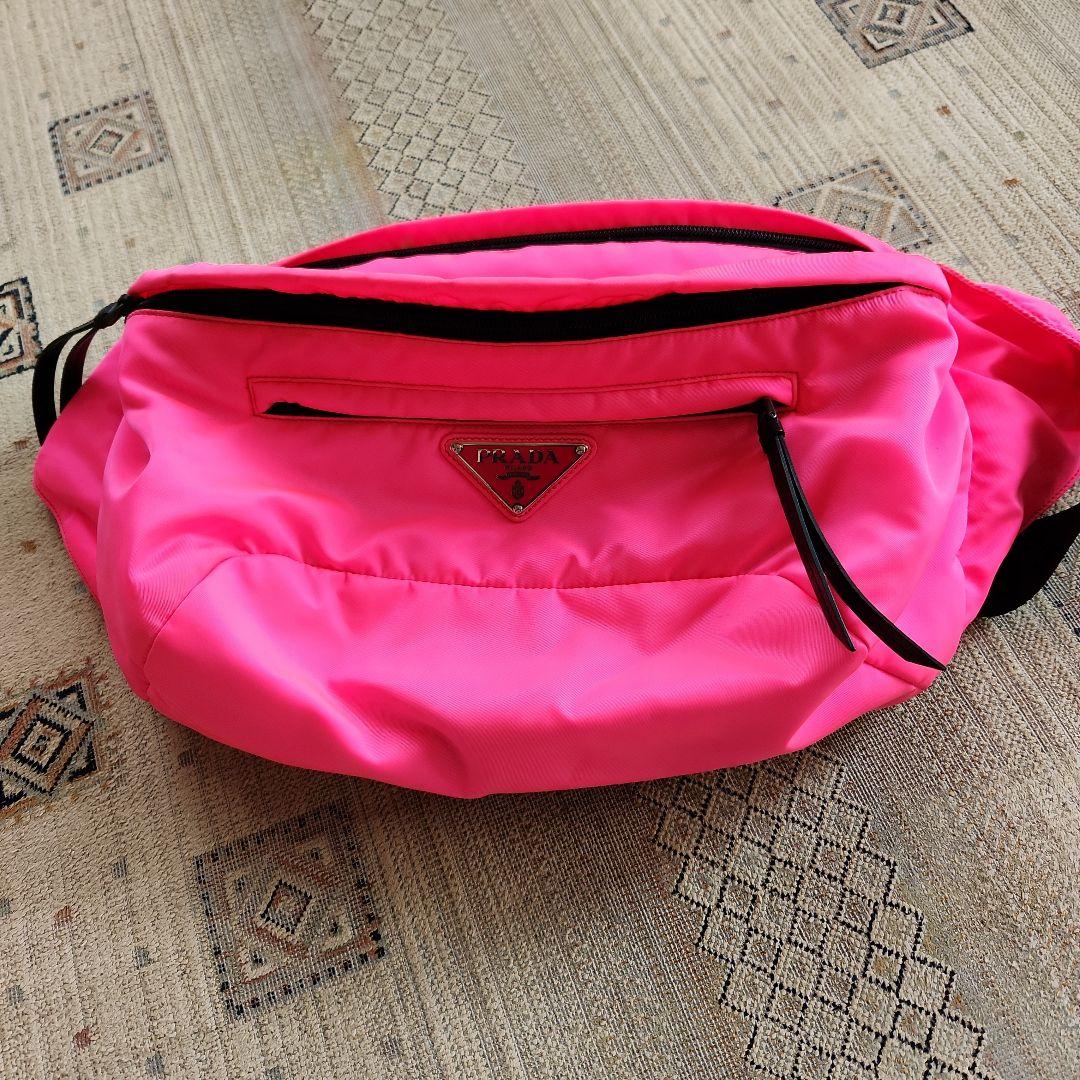 セール　PRADA ウエストポーチ　ボディバッグ プラダ PRADA ボディバッグ・ウエストポーチ ReNylon+SAFFIANO ベルト