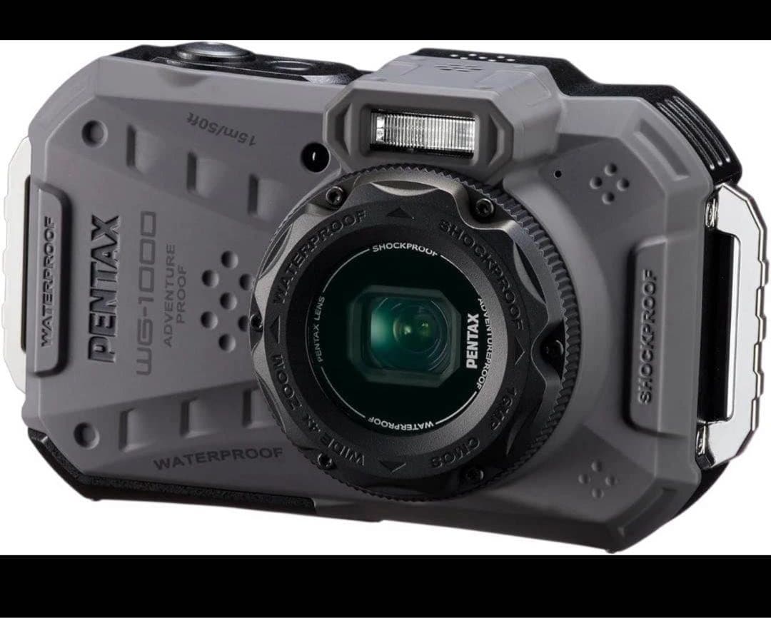 PENTAX WG-1000 グレイ ペンタックス 未開封新品 保証書有り - メルカリ