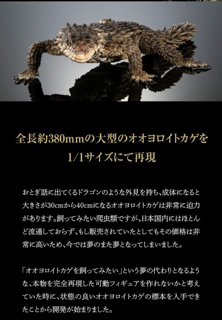 いきもの大図鑑アルティメット オオヨロイトカゲ - メルカリ