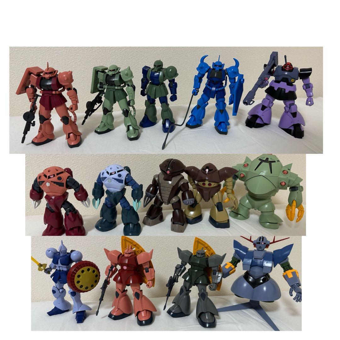 HGUC ジオン セット ザク グフ ドム ゲルググ ギャン ズゴック シャア