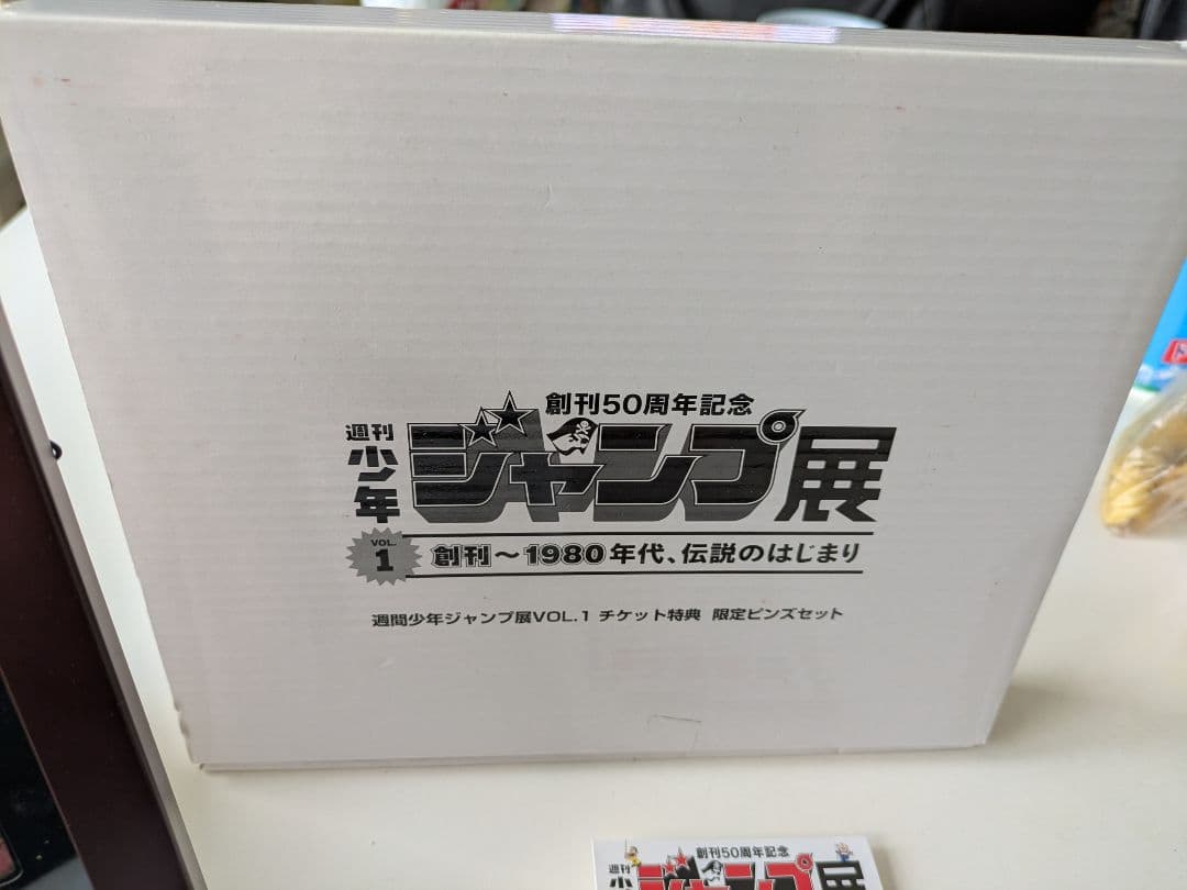 週間少年ジャンプ展 VOL1 チケット特典 限定ピンズ 希少シリアルNOゾロ