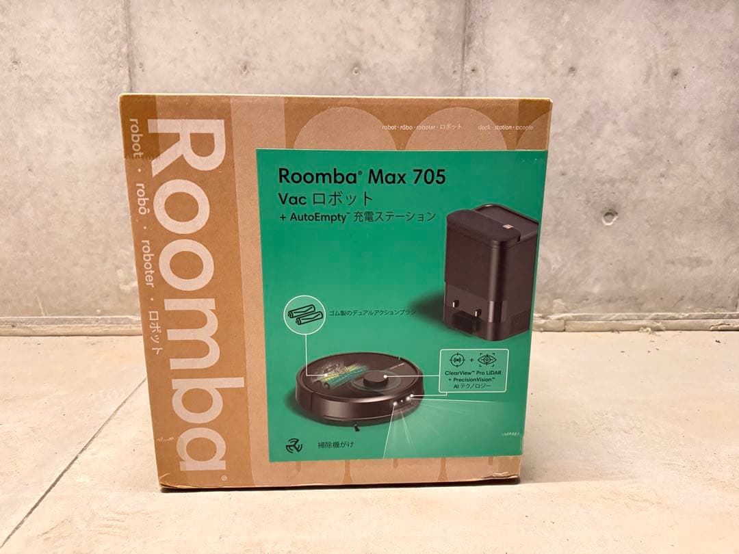Roomba Max 705 Vac ロボット + AutoEmpty 本体 Roomba® Max 705 Vac robot | Best for Pet Hair