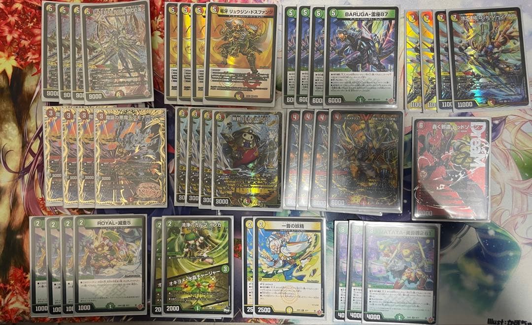 リースサムライ デッキ デュエマ 赤白サムライ テクノサムライ 赤白サムライ デッキ 調整パーツ付き 1枚の通販 ばっそ（1451636409