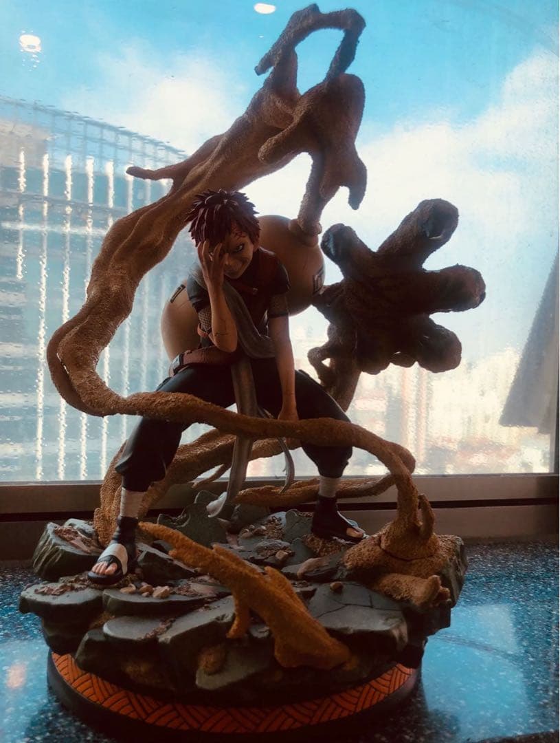 NARUTO ナルト 我愛羅 ガレージキット ガレキ スタチュー④ 新品未開封『NARUTO』奇点 我愛羅 フィギュア ガレージキッ スタチュー