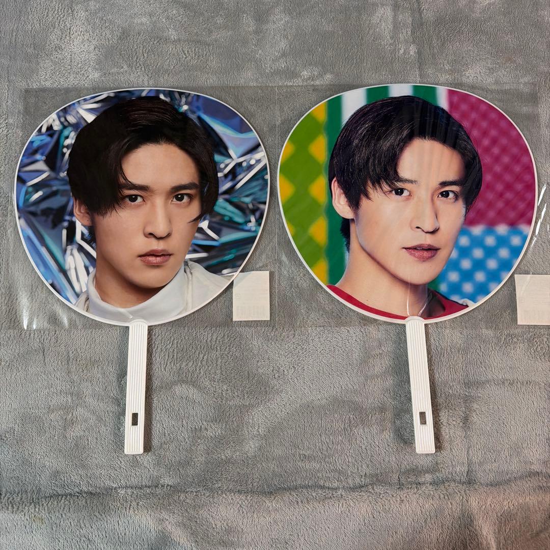 SnowMan 目黒蓮 2019.2020団扇 - メルカリ