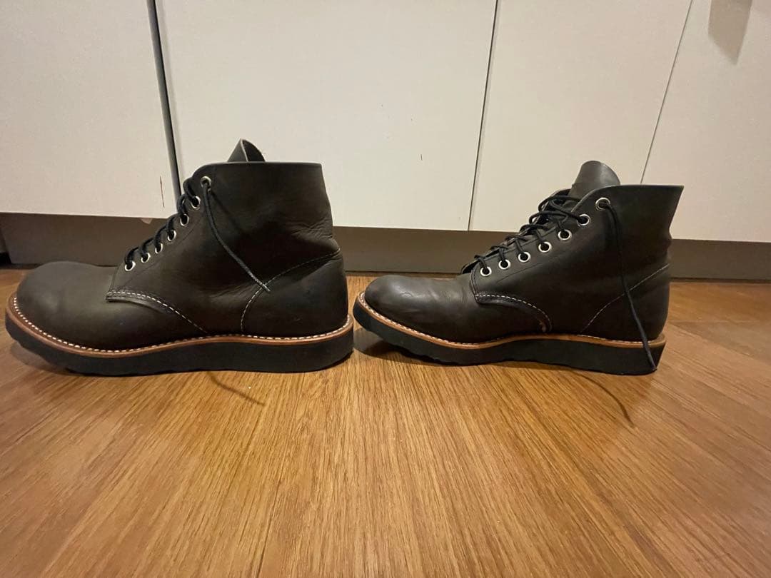 レッドウィング 8190 チャコール ラフ＆タフ 7.5D ブラックソール