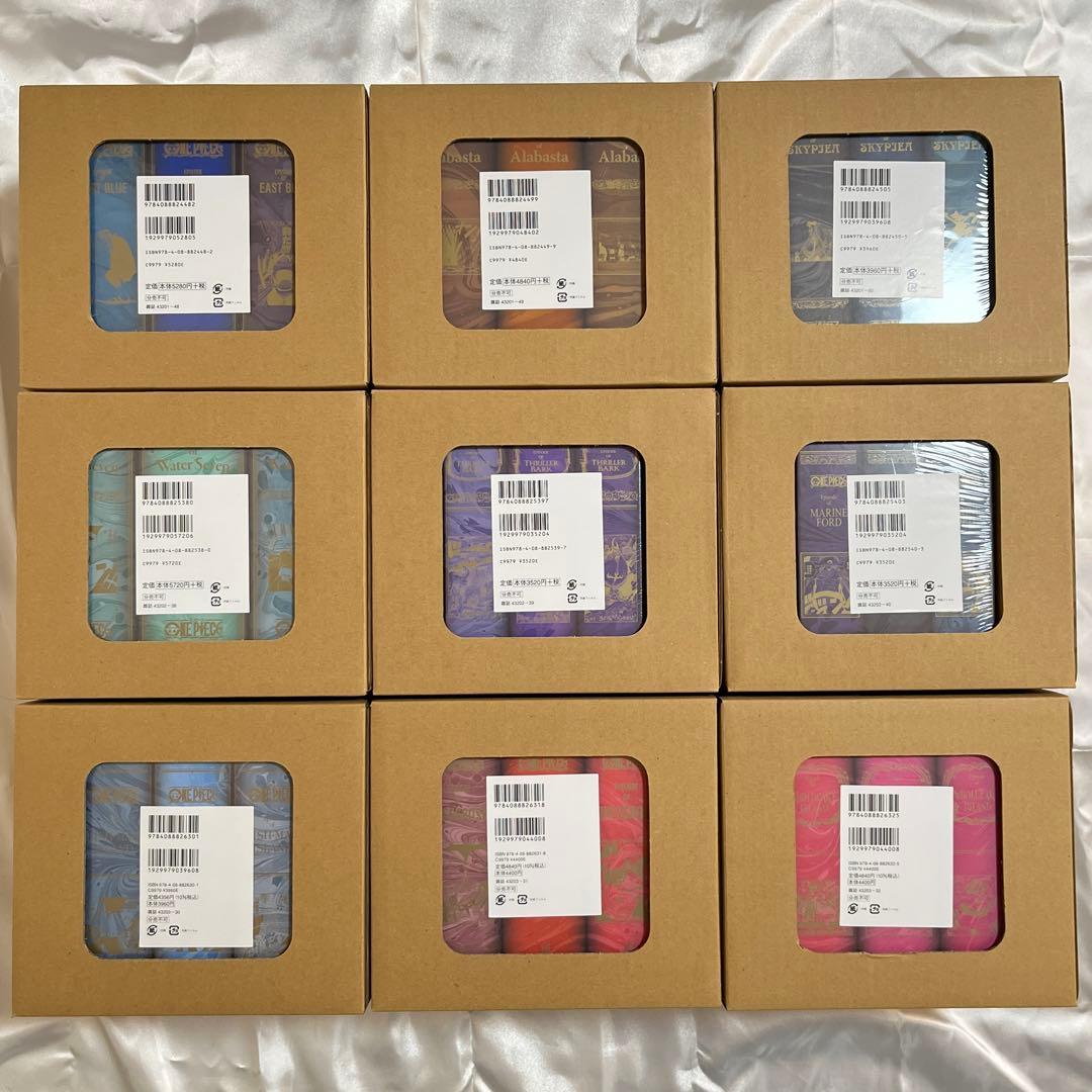全巻初版 ONE PIECE EP BOX EP1〜9 セット ワンピース ONE PIECE（ワンピース）エピソードBOX EP1〜9セット(続刊予定) : 二子