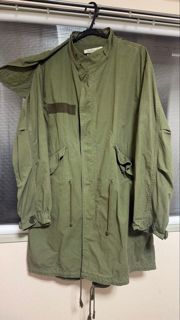 REMI RELIEF オリーブ モッズコート 取り外しフード付き REMI RELIEF - REMI RELIEF / レミレリーフ | × BEAMS PLUS ビームス