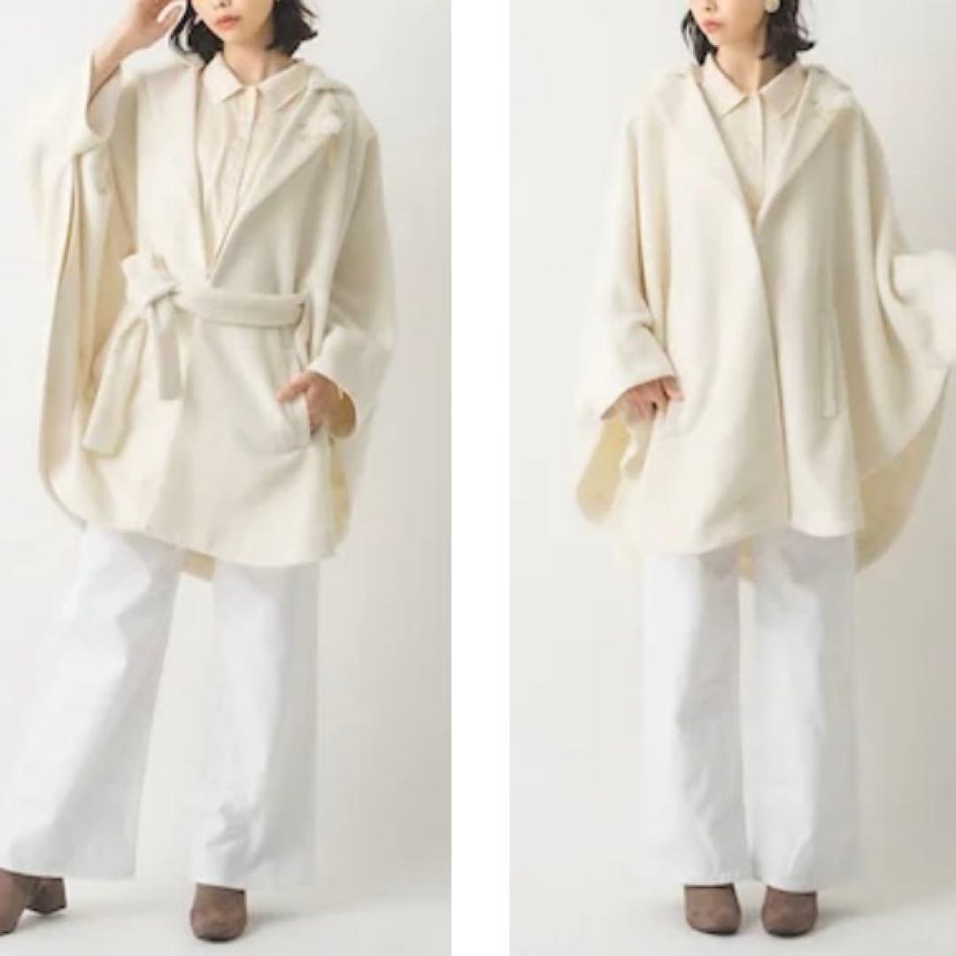 ほぼ新品 完売 刀剣乱舞 鶴丸国永 フード付き ポンチョ コート ベルト