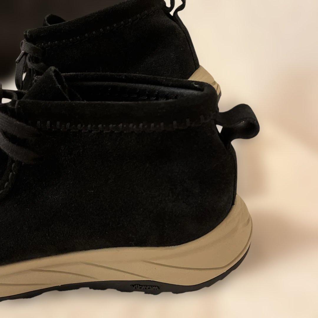 美品未使用級　Clarks クラークス ワラビーエデン 26.5cm 黒スエード
