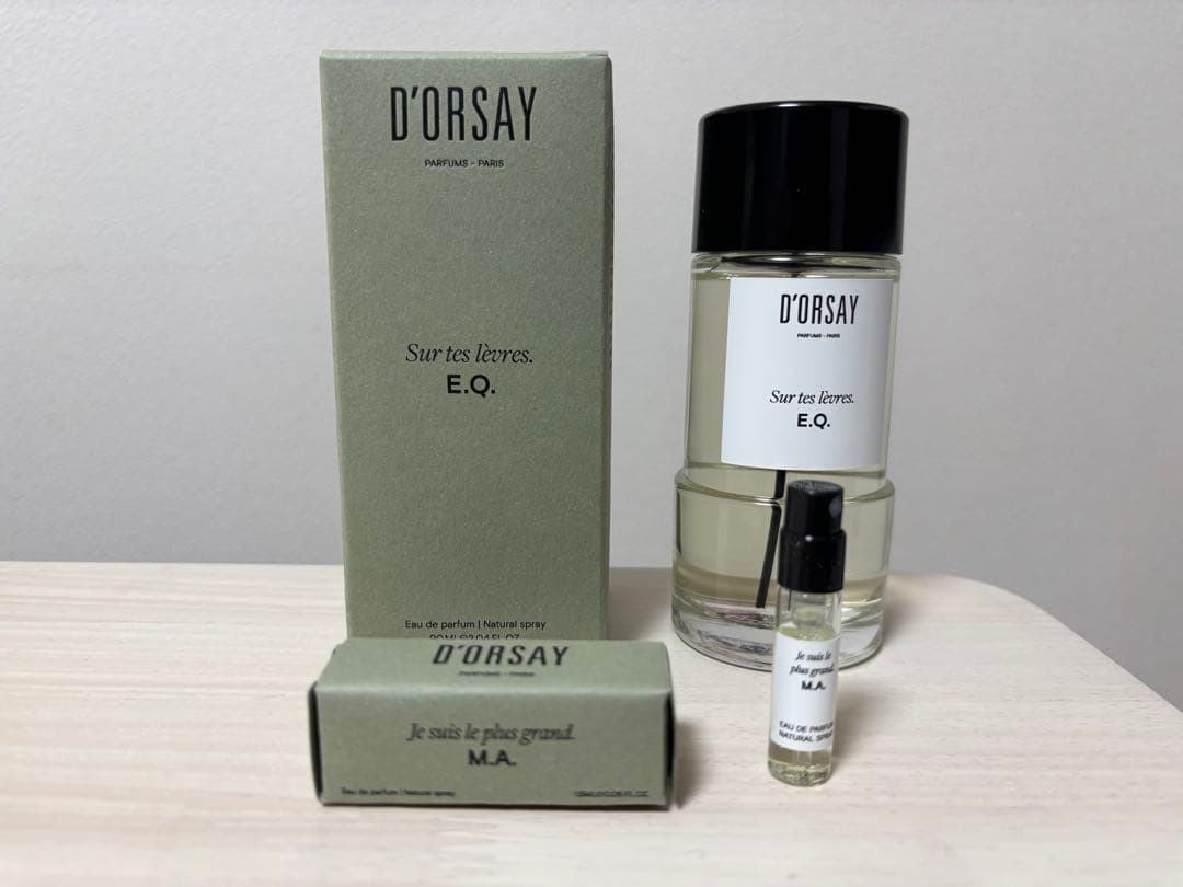 2025年12月購入 ドルセー D'ORSAY E.Q. サンプルM.A.付 - メルカリ