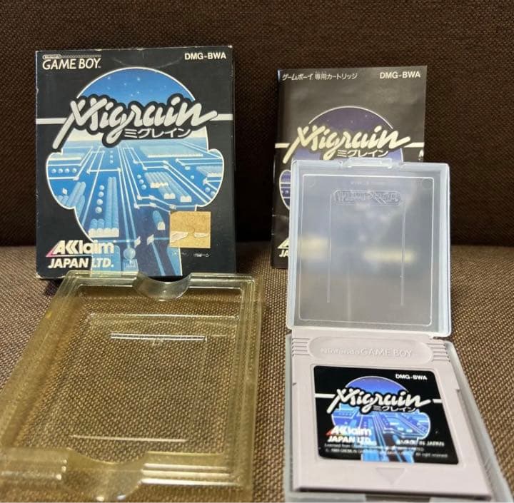 美品 GB ゲームボーイ ミグレイン 箱説明書付き 希少 - メルカリ