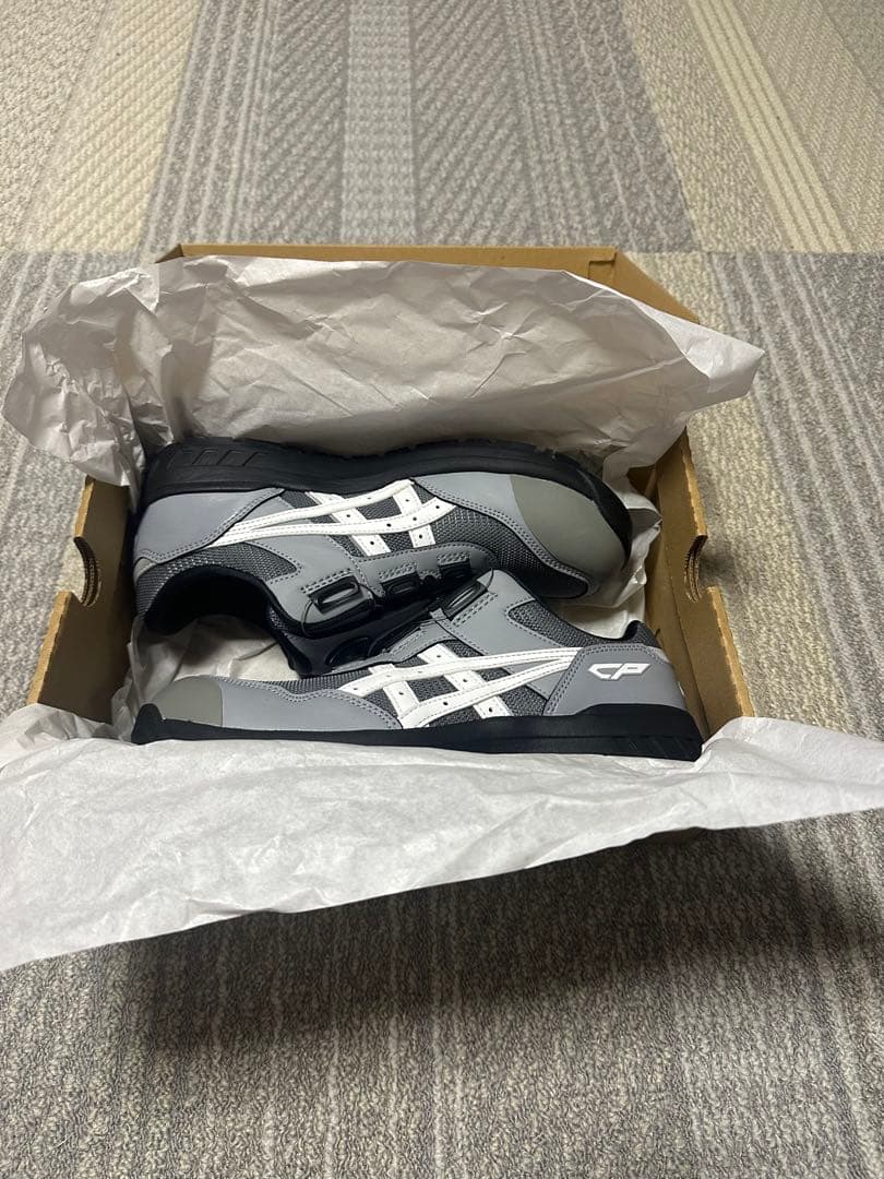 ASICS BOAシステム安全靴 グレー