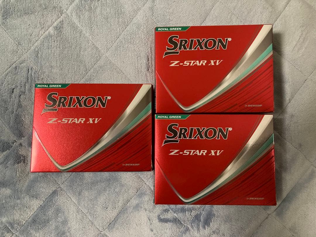 Srixon Z-STAR XV ゴルフボールロイヤルグリーン3ダース2025年 DUNLOP（ダンロップ） スリクソン Z-STAR XV ボール 2025年モデル