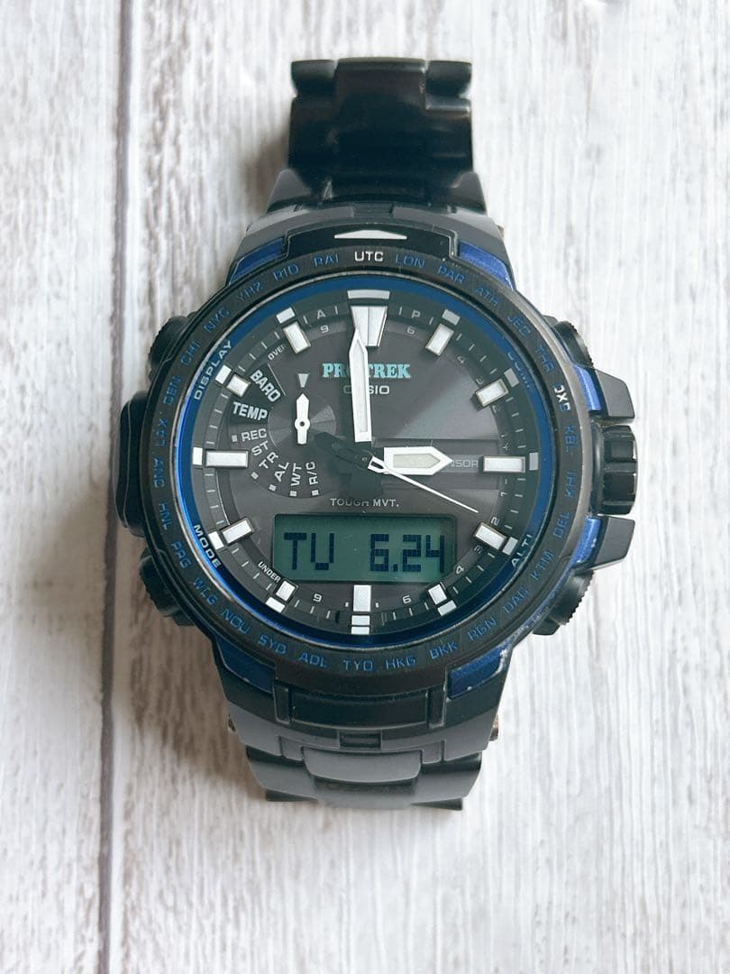 【G-SHOCK】PRW-6100YT CASIO Men's Watches PROTREK Triple Sensor Ver.3 Equipped with The