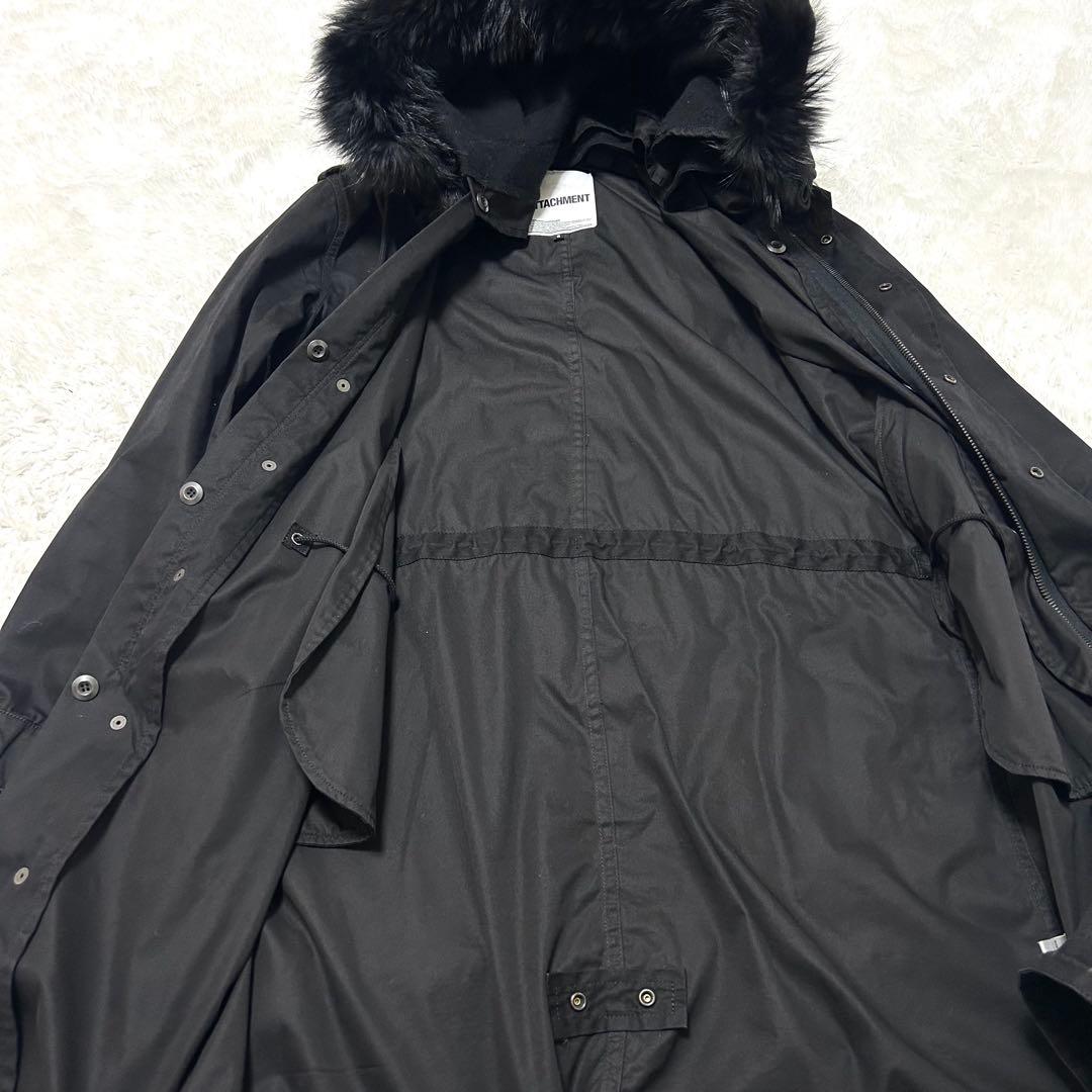 希少 ATTACHMENT アタッチメント モッズコート M-51 ブラック 2 - メルカリ