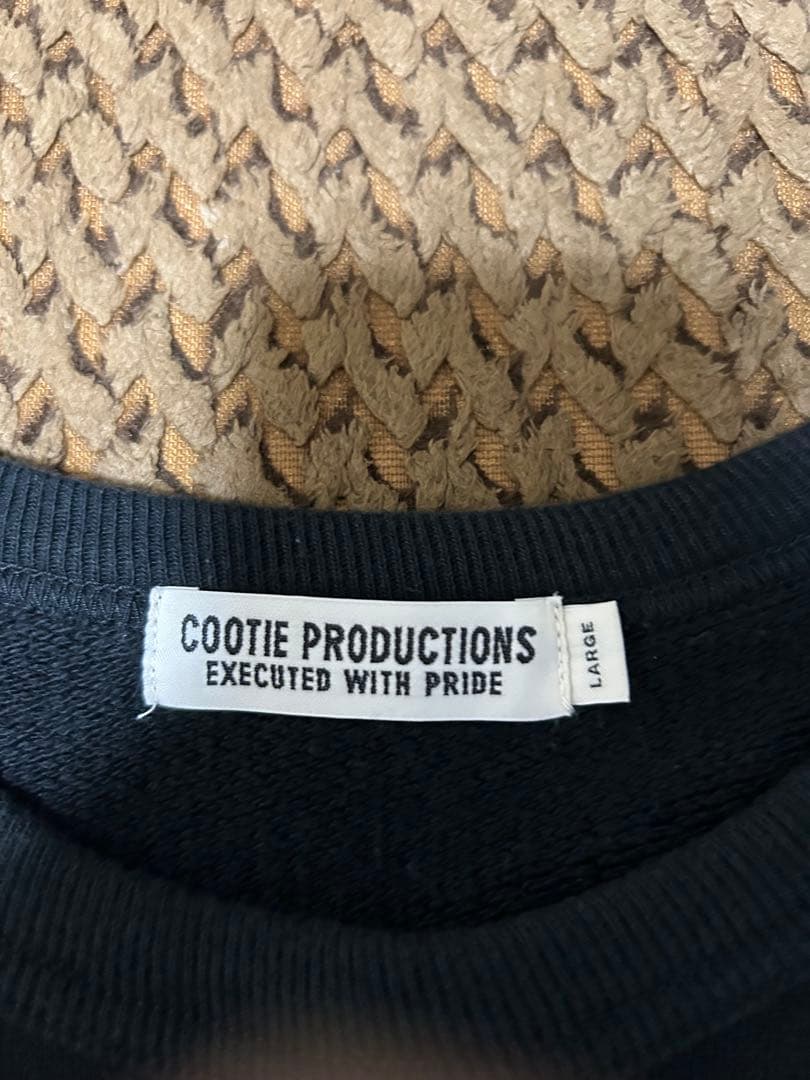 COOTIE ブラック スウェット L カレッジロゴ クーティ細美武士 - メルカリ