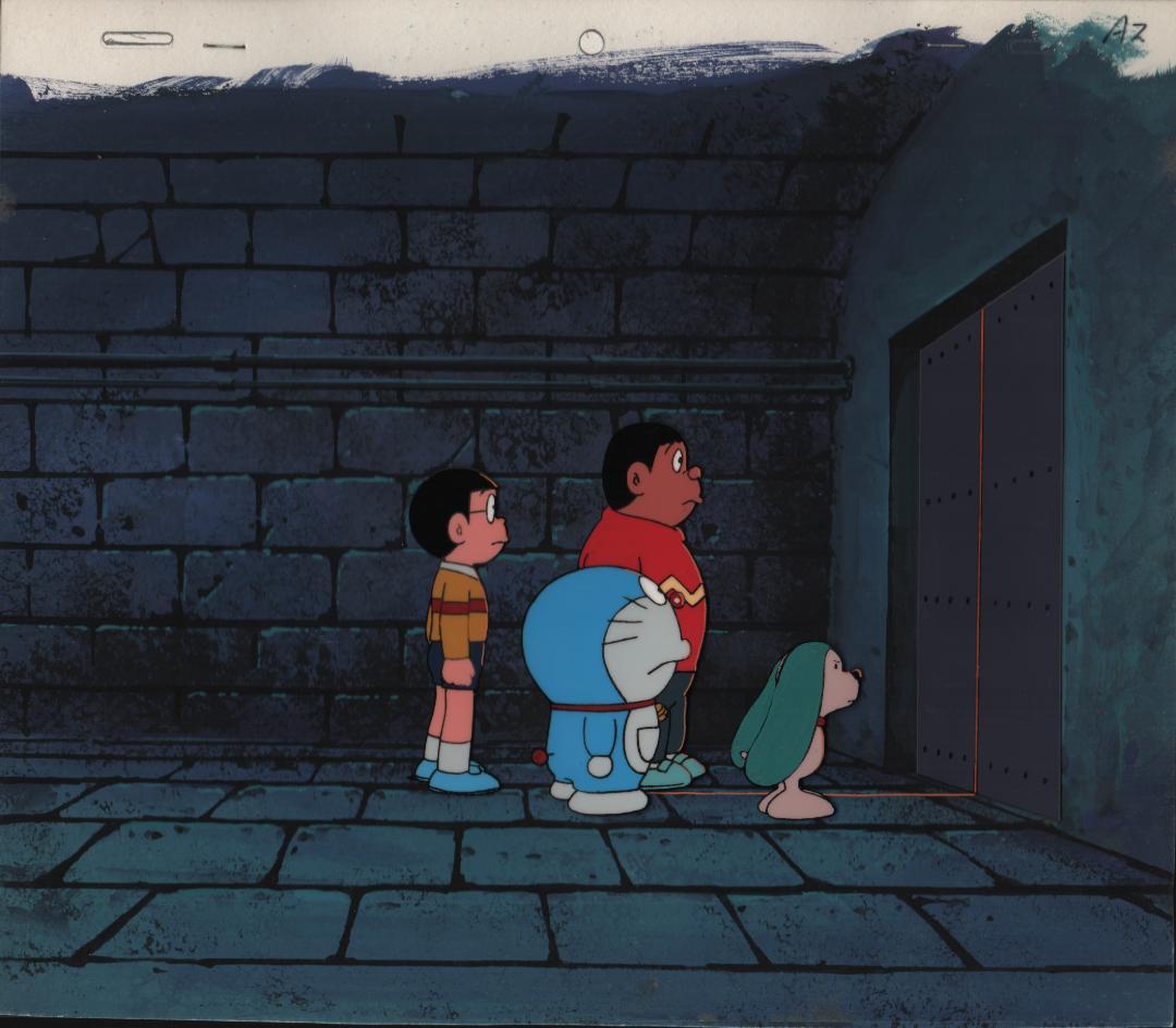 ドラえもん」劇場版アニメ背景画付きセル画額縁入り - メルカリ