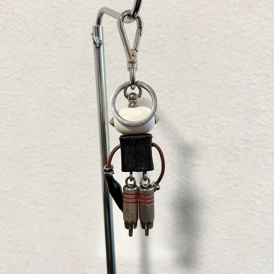 美品 PRADA プラダ ロボット キーホルダー エドワード バッグチャーム