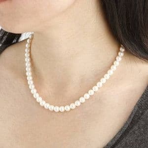 【鑑別付】花珠本真珠（あこや真珠） パールネックレス 7.0〜7.5mm⭐