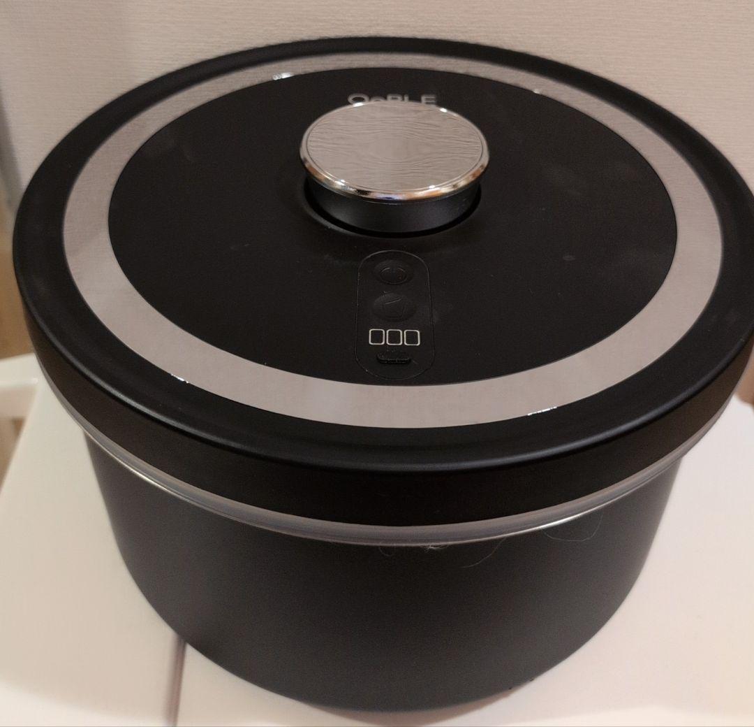 Ooble 真空保存容器 6.5L 真空米びつ ミニ キッチン用品 食品保存容器