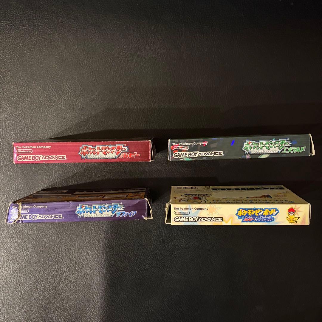 空箱＋説明書のみ】ポケモン ルビー・サファイア・エメラルド・ピン