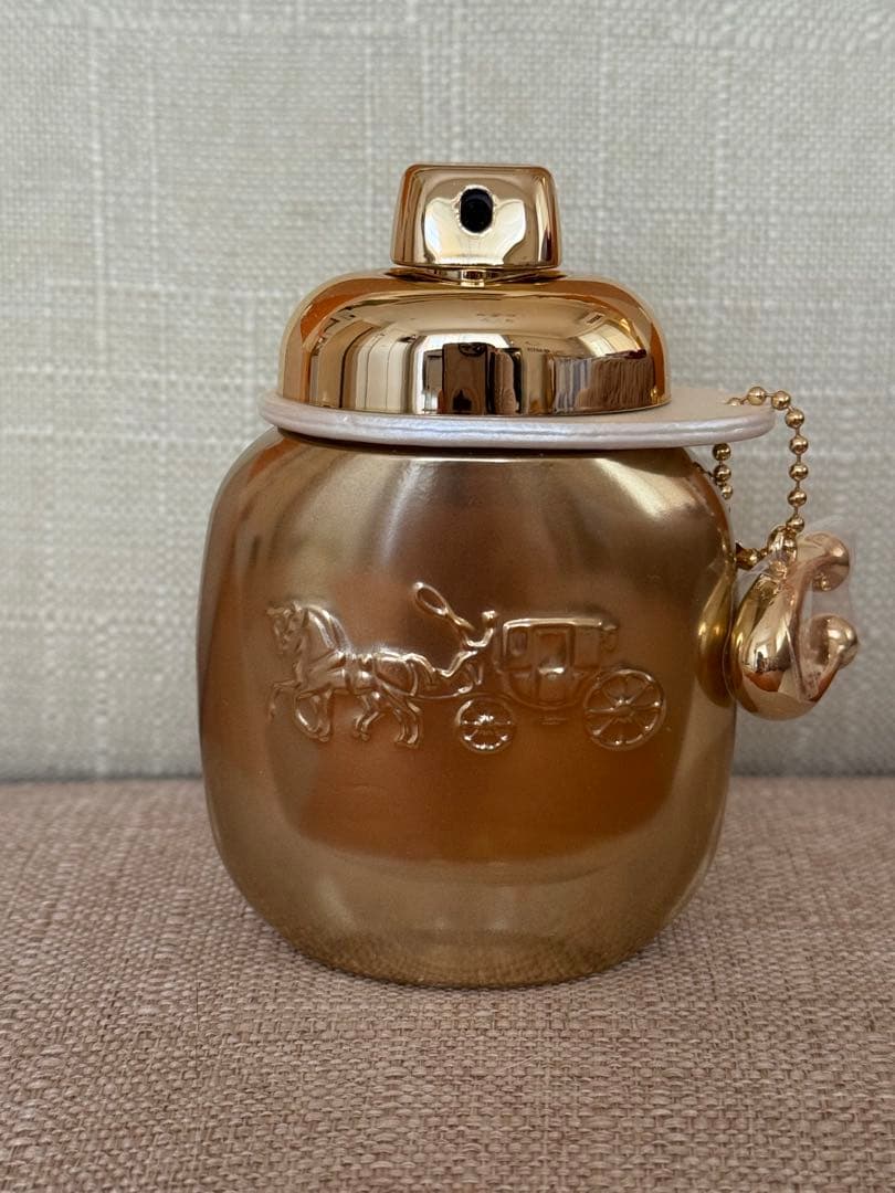 コーチ ゴールド馬車デザイン新製品香水容器 価格交渉どうぞ Coach Gold Eau de Parfum Fragrance for Ladies