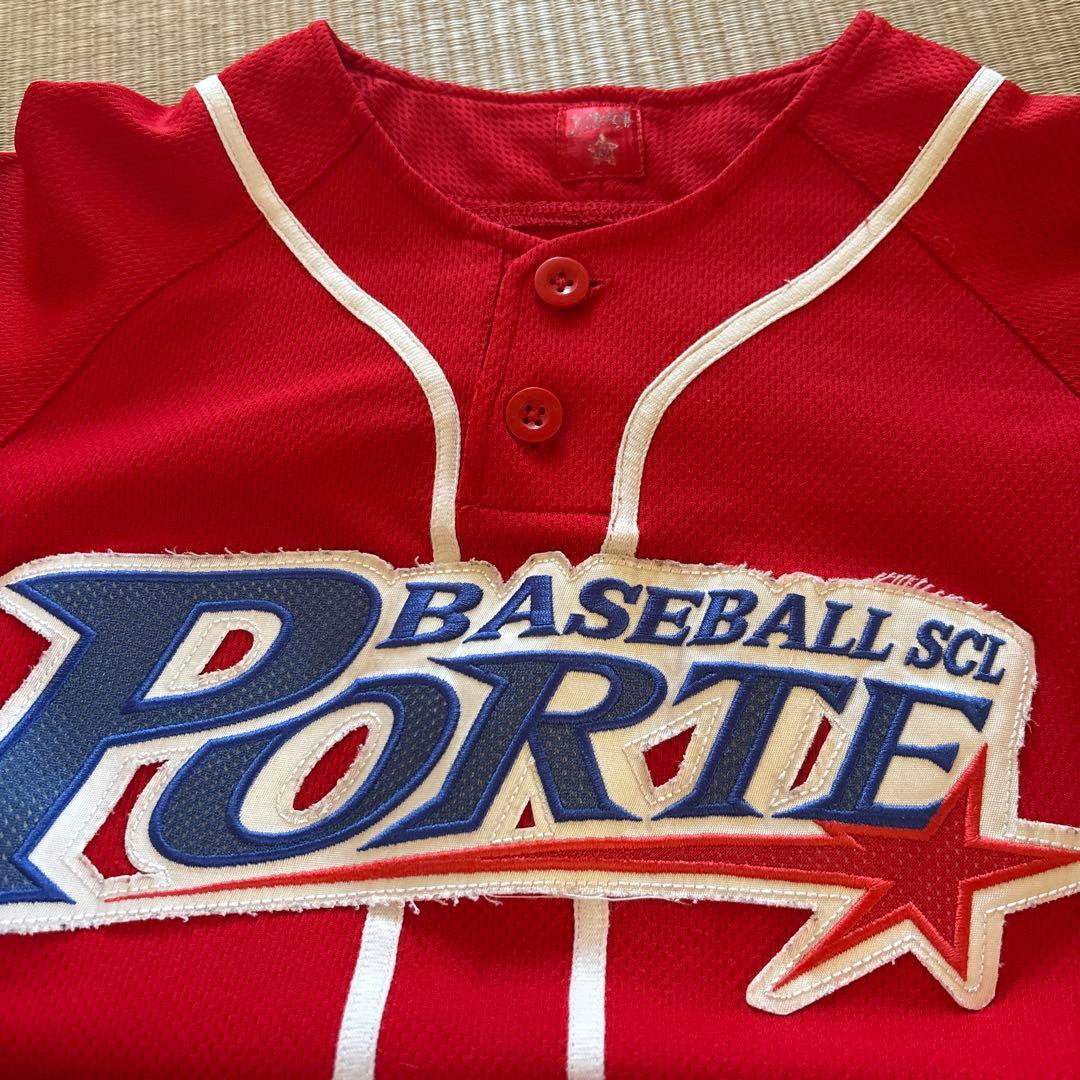 ポルテ野球ユニフォーム＆バックセット - メルカリ