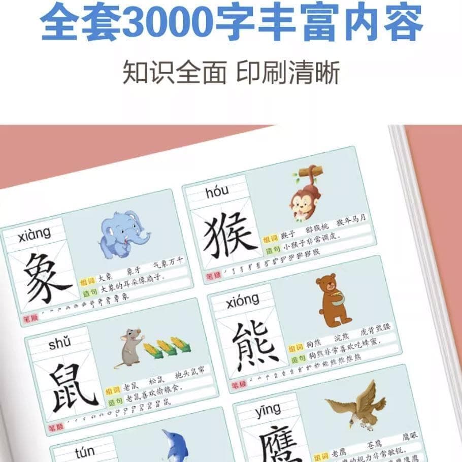 中国語 ：识字大王3000字（4冊組）【新品】 - メルカリ