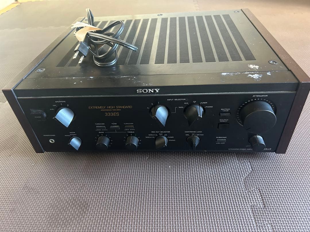 SONY 333ES アンプ EXTREME HIGH SENSITIVITY - メルカリ