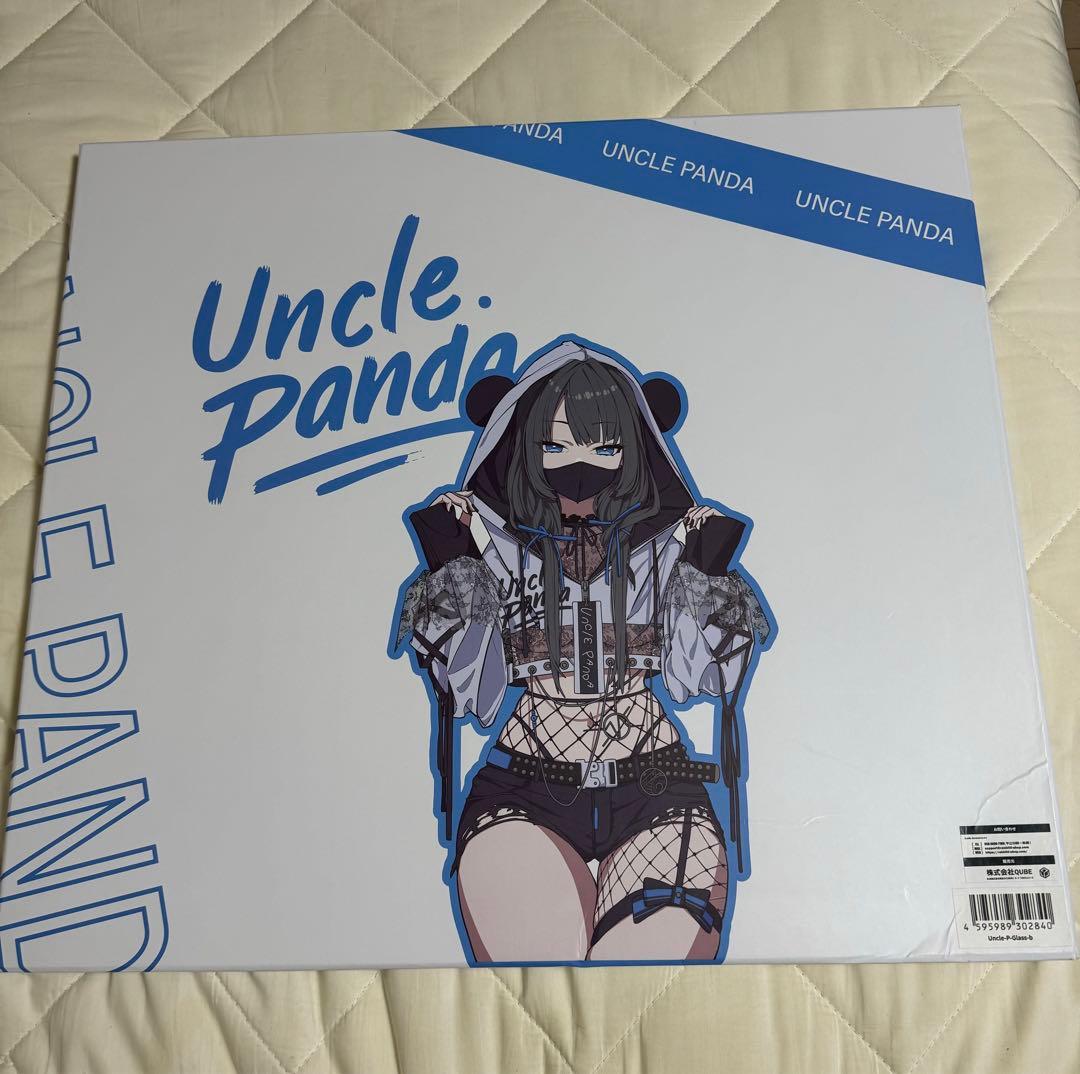 uncle panda blue ガラスマウスパッド - メルカリ