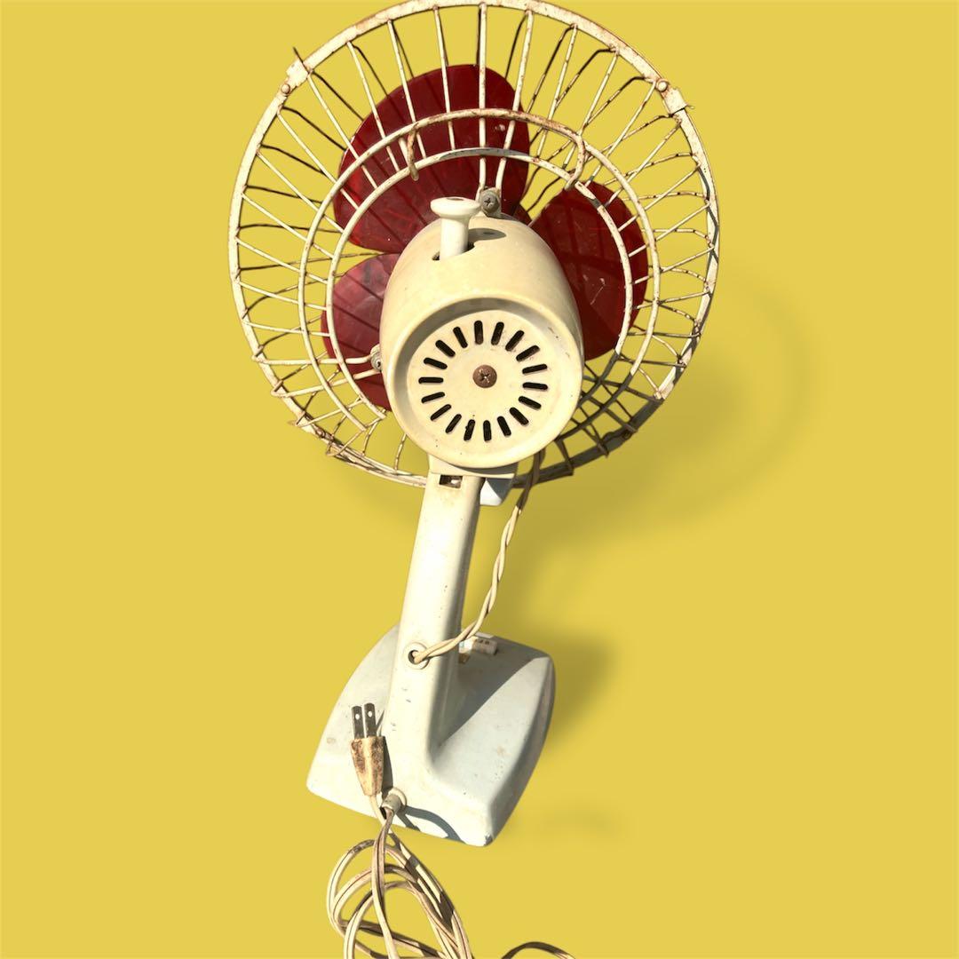 昭和レトロ 卓上扇風機 ナショナル F-20FL アンティーク 羽根経20cm