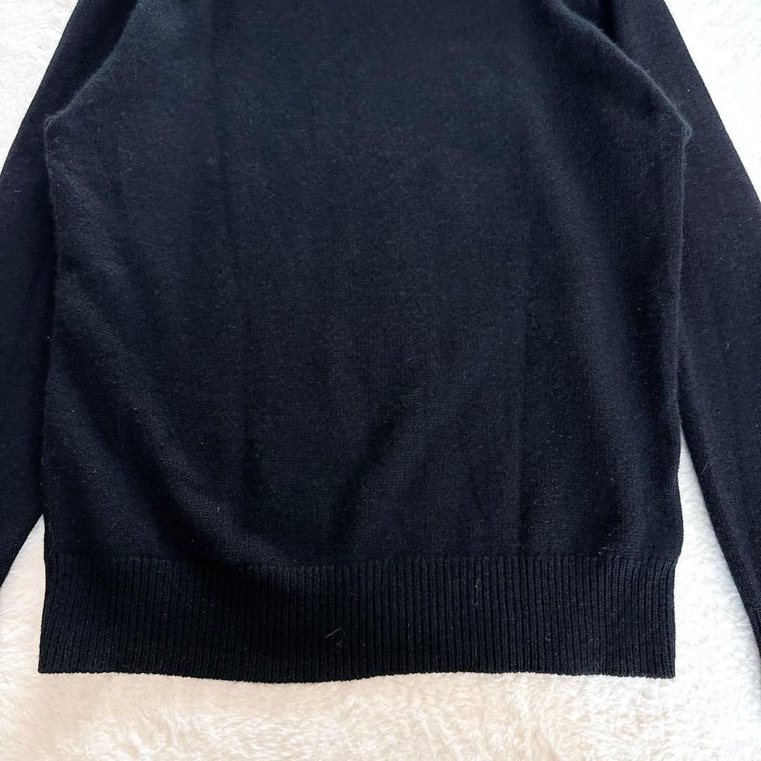 マーガレットハウエル】アーガイル柄Vネックニット ウールカシミヤ