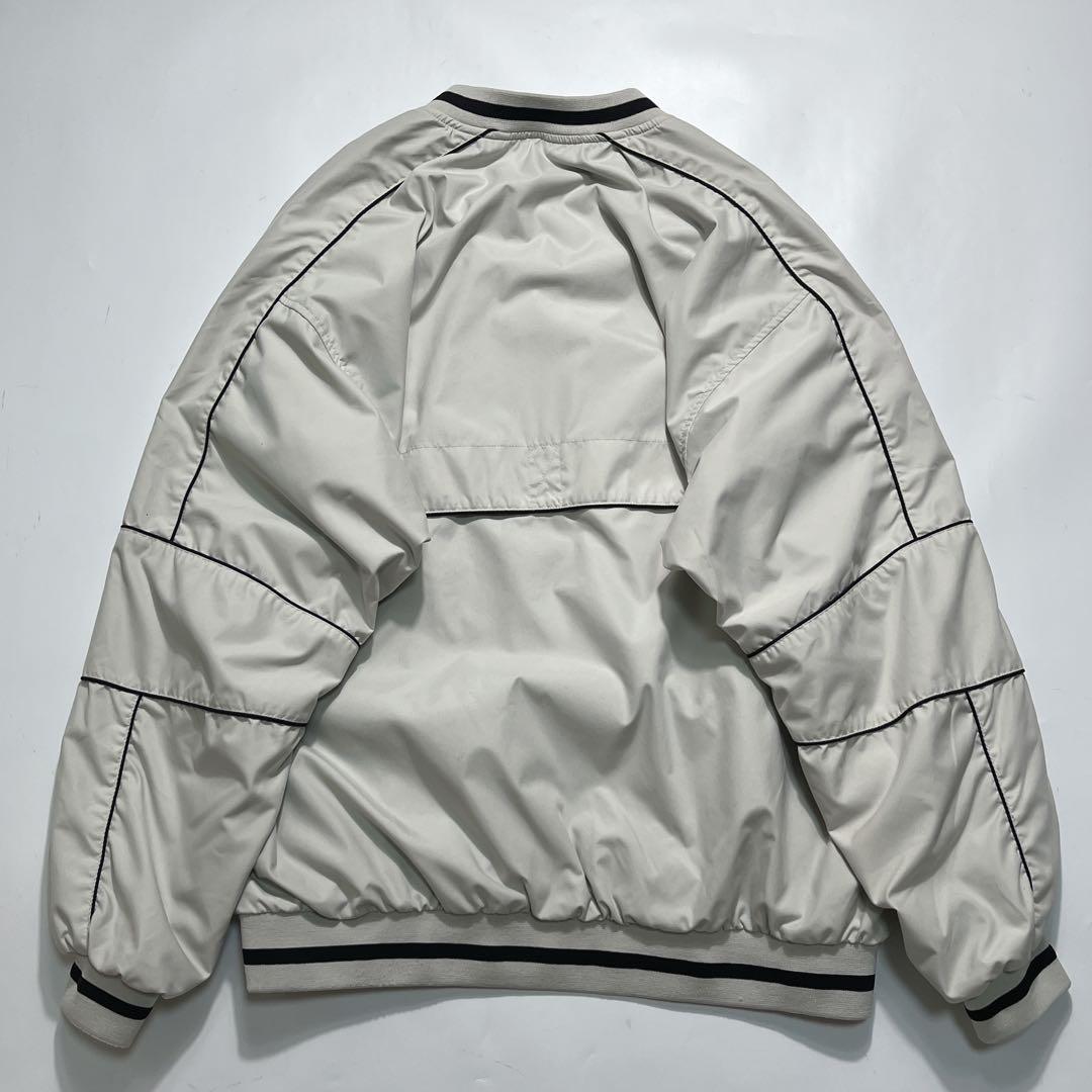 90s ナイキゴルフ ナイロンプルオーバー ピステ XL オフホワイト 7700