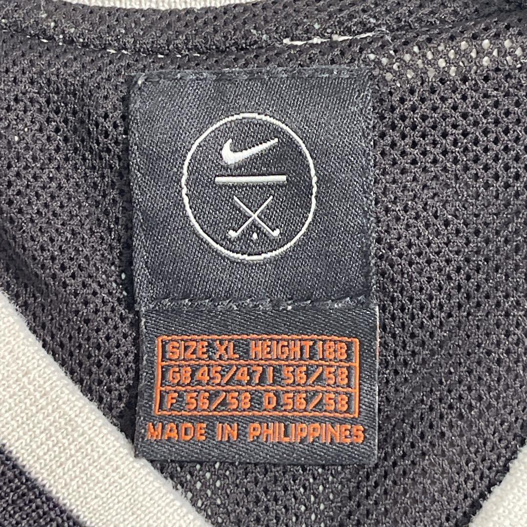 90s ナイキゴルフ ナイロンプルオーバー ピステ XL オフホワイト 7700