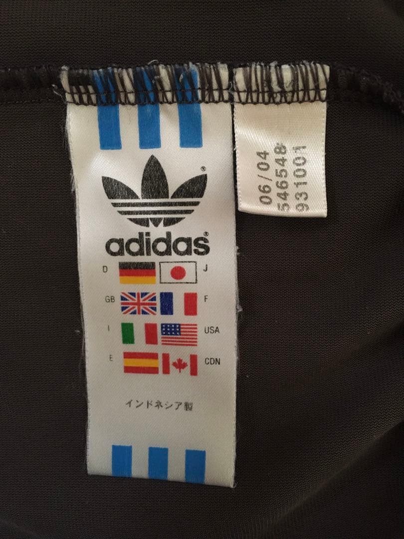 ☆大幅値下☆【希少・美品】y2k adidas 刺繍トレフォイルロゴ 万国旗