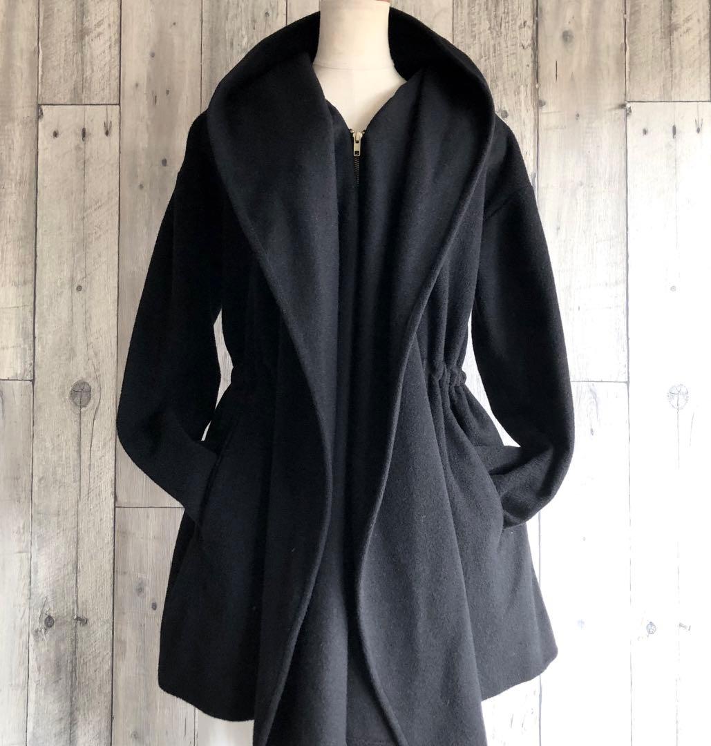 GALLARDAGALANTE ガリャルダガランテ ウールコート ショール 変形