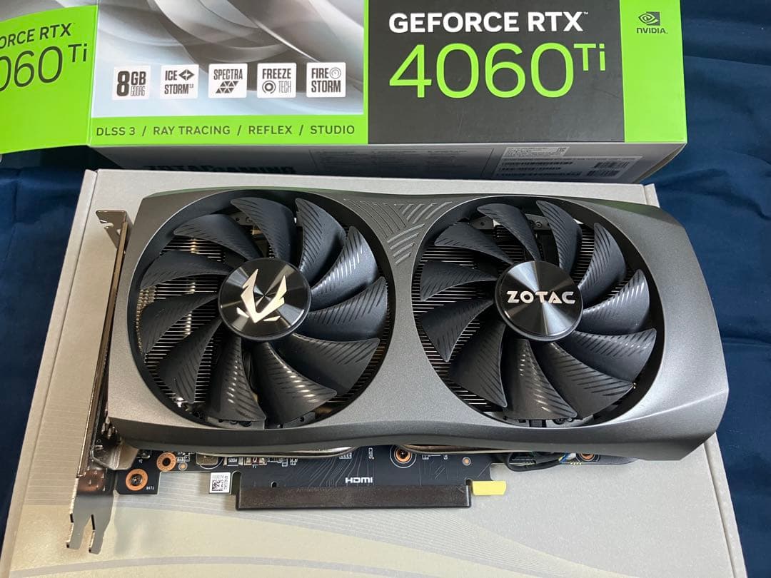 グラフィックボード・グラボ・ビデオカード ZOTAC GeForce RTX 4060 Ti 8GB ZOTAC GAMING GeForce RTX 4060 Ti 8GB Twin Edge | ZOTAC