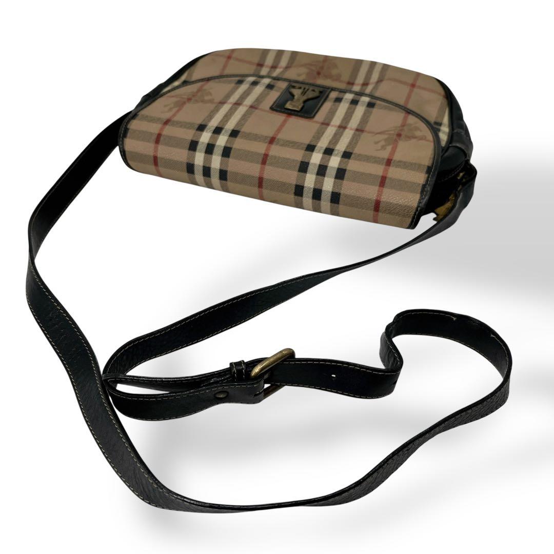 希少 オールド バーバリー ショルダーバッグ ノバチェック シャドー