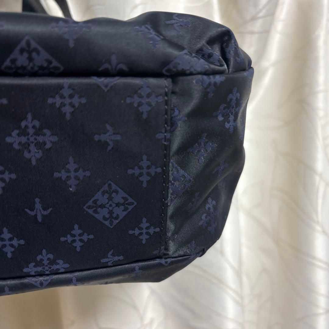 ほぼ未使用ラシット三層構造整理整頓メタルロゴ2way - バッグ工場 直営 店