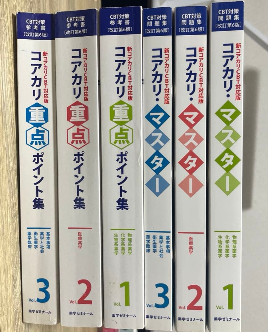 コアカリマスター コアカリ重点ポイント集 第6版 6冊セット - メルカリ