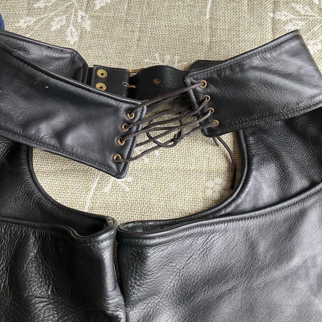 177cm83kg】レア！ ？アメリカ製 バンソン レザーチャップス - メルカリ