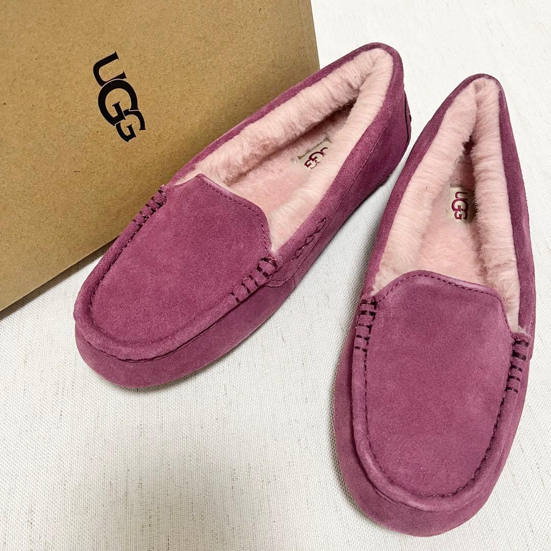 【未使用】UGG アグ　ANSLEY アンスレー　レア　モカシン　スリッポン 楽天市場】UGG ANSLEY アグ スリッポン モカシン アンスレー
