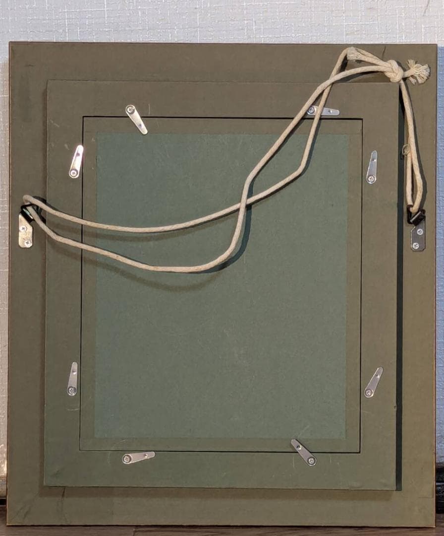 真作】絵画 小口卓也 油彩0号 ばら 静謐な佇まいの静物画 箱・黄袋入