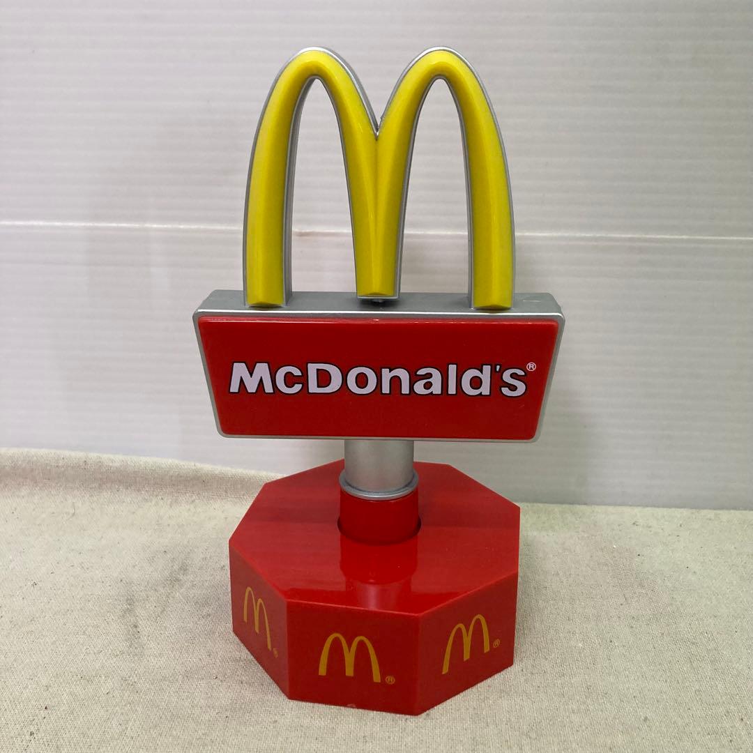 希少☆1998年製】マクドナルド ロータリーサインライト 平成レトロ