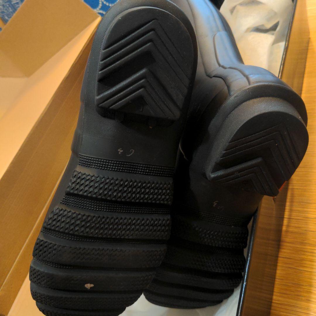 【極美品】HUNTER レインブーツ　uk6 24.5cm〜25cm