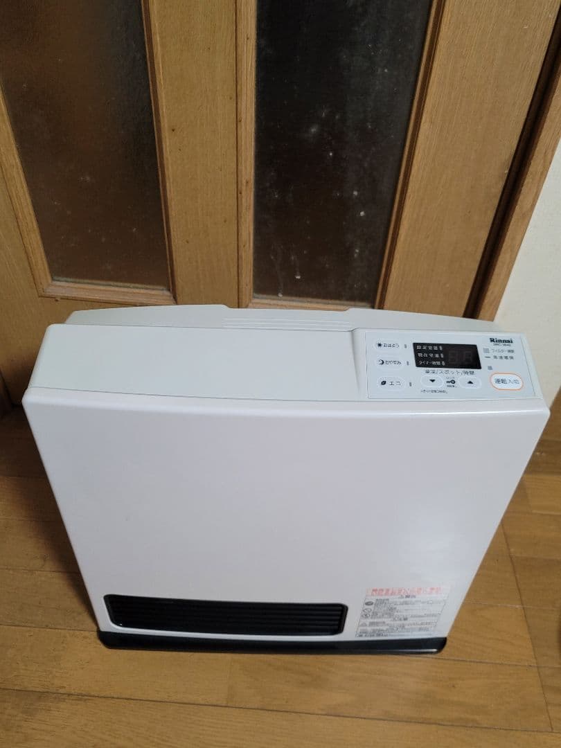 Rinnai都市ガスファンヒーター 11畳～15畳 ホース