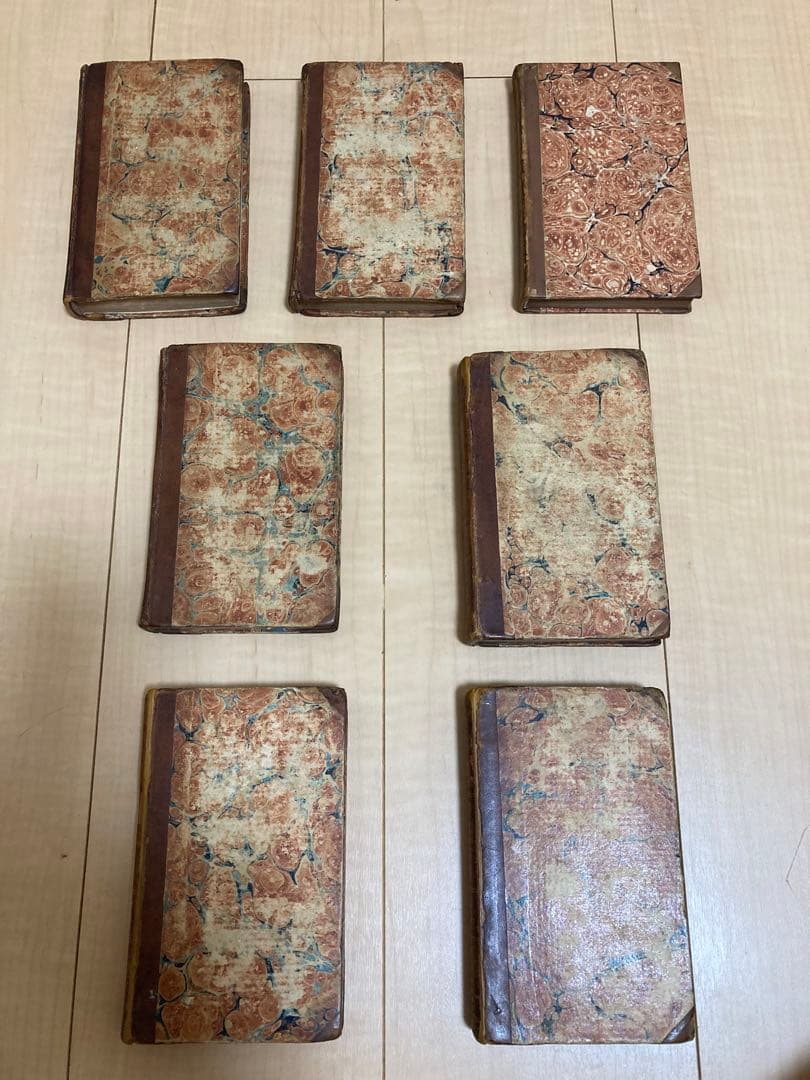 M*E様 【希少7巻セット】アンティーク洋書 百科事典 vol1〜vol7【背革